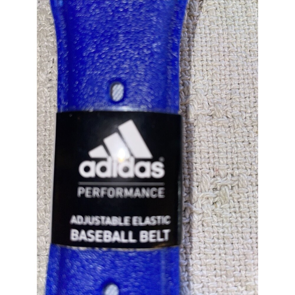 Adidas Adjustable Baseball Belt Youth 18”-32” Blue Elastic Performance BBA91RY - Picture 4 of 12